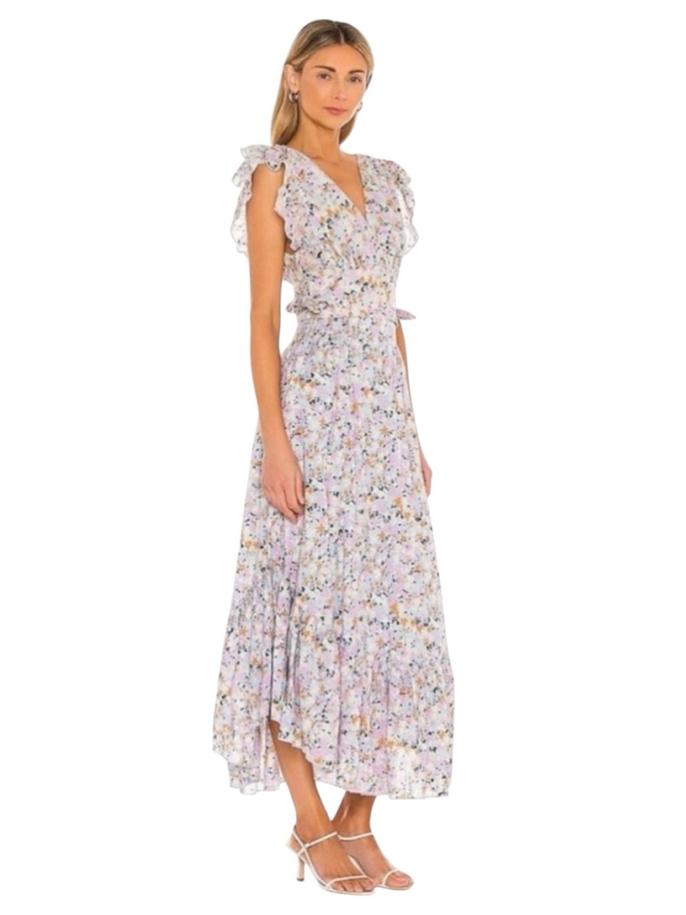 Free People Floral Top and Skirt Set